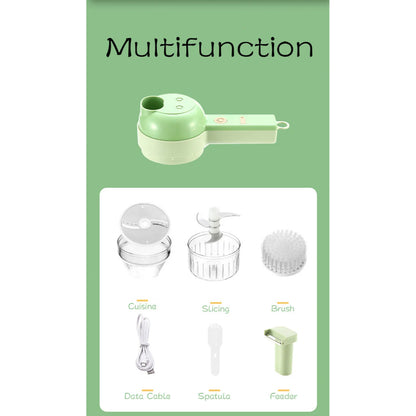 Multi-Functional 4 In 1 Electric Handheld Cooking Hammer Food Chopper