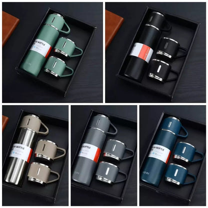 500ml High Quality Food Grade Stainless Steel Vacuum Flask Set