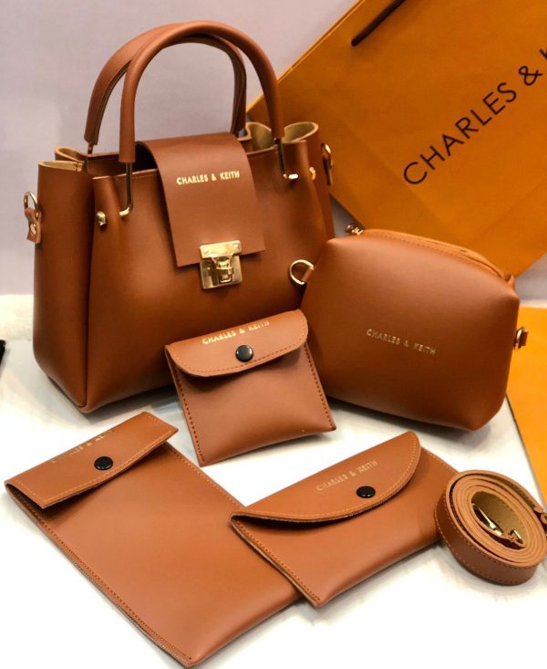 5 Pcs Shoulder Bag Set For Girls Charles & Keith Handbag