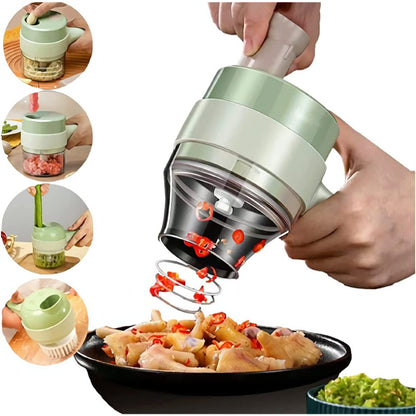 Multi-Functional 4 In 1 Electric Handheld Cooking Hammer Food Chopper