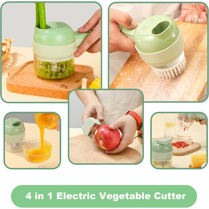 Multi-Functional 4 In 1 Electric Handheld Cooking Hammer Food Chopper