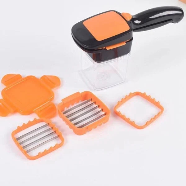 Nicer Dicer Quick Fruit Vegetable Cutter 5 In 1 Slicer Speedy Chopper (random Color)